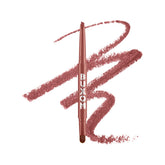BUXOM Power Line Hush Hush Henna pencil tip defines lips.