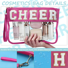 BuyCard Varsity Patch Flat Pouch highlights embroidered designs for cheer gifts.