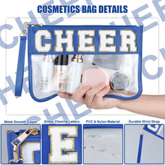 BuyCard waterproof PU makeup bag protects items and cleans easily during travel.