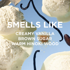 By Rosie Jane Dulce close-up on top notes of vanilla bean and brown sugar for freshness.