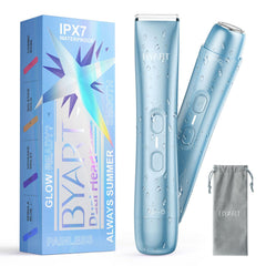 BYART dual-head bikini trimmer for precise grooming on the go