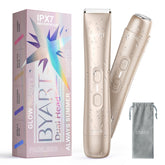 BYART pubic trimmer with dual-head precision for smooth bikini-area grooming and irritation-free results