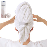 BYCOO Toalla microfibra para cabello grande, absorbente y suave para secado rápido.