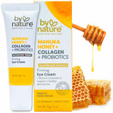 By Nature crema contorno ojos con Manuka, hidratación profunda para ojos cansados.