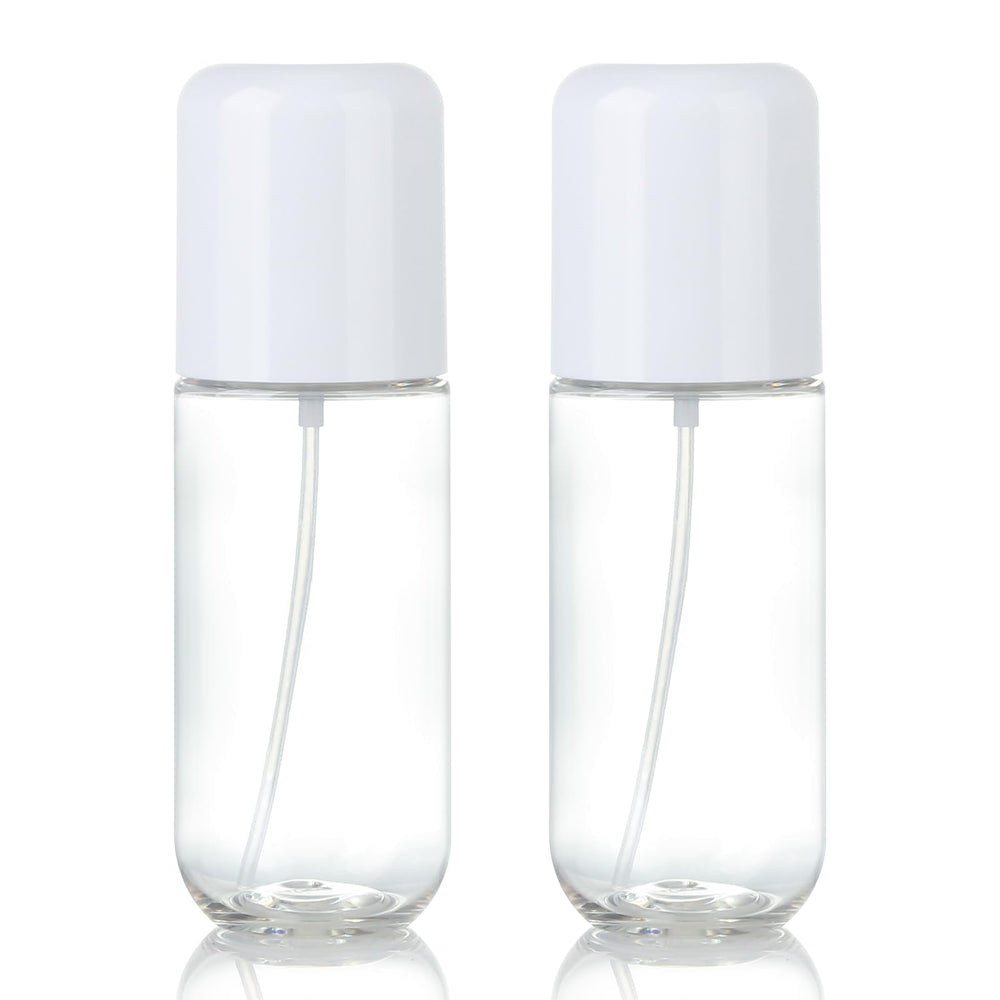 Bynccea travel spray bottle demonstrates 100 ml capacity for on the go use.