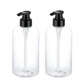 Bynccea pump bottle 16oz with clear body for easy content monitoring.