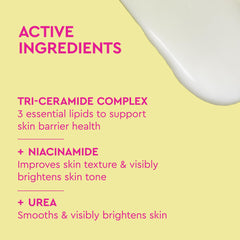 Etiqueta de ingredientes BYOMA: Niacinamida y Urea presentes