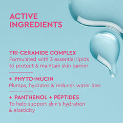 BYOMA Phyto-Mucin Glow Serum, manos aplicando, ideal para rutina diaria de cuidado.