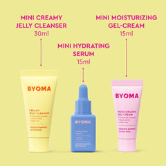 BYOMA hydrating serum bottle helps lock in moisture for all-day hydration