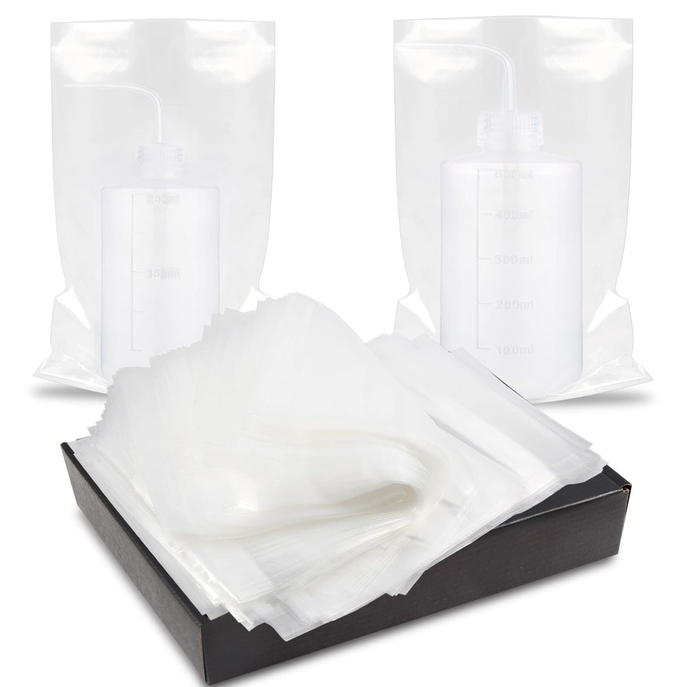 Bysiter bolsas para botellas de tatuaje transparentes para ver líquidos con claridad