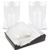 Bysiter bolsas para botellas de tatuaje transparentes para ver líquidos con claridad