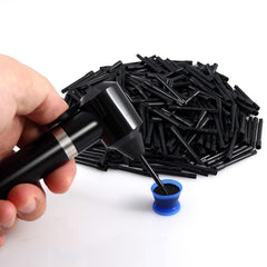 Bysiter tattoo ink mixer battery-powered operation for portable on-the-go blending.