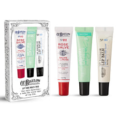 C.O. Bigelow Rose Salve lip balm tube for all-day hydration and softness.