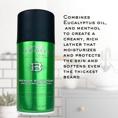 C.O. Bigelow Shaving Foam with eucalyptus oil refreshing during shave