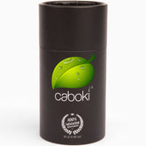 Caboki hair fibers bottle close-up showing natural blend for a fuller look.