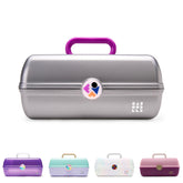 Caboodles Twilight Disco top tray with mirror for quick on-the-go touch-ups