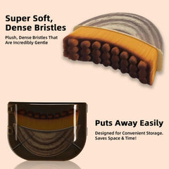 CACRTY Lymphatic Contour Brush glides around under-eye areas to ease tension