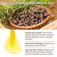 Aplicación en piel con Cacukn Cyperus Rotundus para hidratación suave
