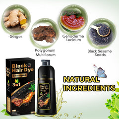 CAJPK Hair Dye Shampoo creates a gentle lather for cleansing and color
