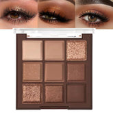 CAKAILA neutral nude brown palette front view for everyday eye looks.