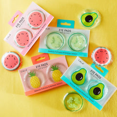 Almohadillas Cala para ojos con pepino, sensación fría para deshinchar y refrescar.
