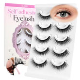 CALAILIS self-adhesive lashes for a natural wispy look with effortless wear