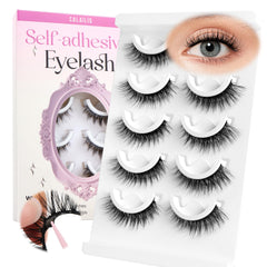 CALAILIS self-adhesive lashes for a natural wispy look with effortless wear