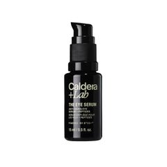 Caldera + Lab Eye Serum bottle shown for daily nourishment and refreshed look