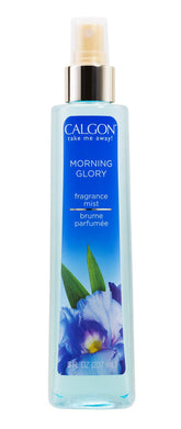 Calgon Morning Glory bottle front showcases the fragrance.