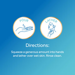 Calgon Morning Glory foam-closeup — creamy foam delivers gentle cleansing and hydration.