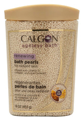 Calgon Perlas Renovadoras frente al envase, experiencia de spa en casa