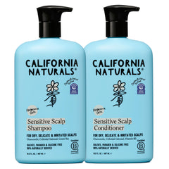 California Naturals champú sin fragancia, limpieza suave para cuero cabelludo sensible.