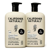 California Naturals coconut shampoo bottle for silky, manageable hair