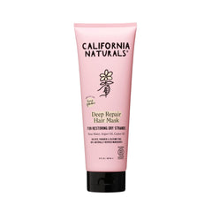 California Naturals Deep Repair mascarilla cabello textura cremosa para hidratación profunda.