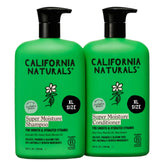 California Naturals Eucalyptus Breeze Shampoo bottle pour for hydrated strands