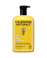 California Naturals Glow crema corporal atardecer cítrico en botella para piel suave