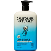 California Naturals Light & Gentle Shampoo bottle for sensitive scalp cleansing.