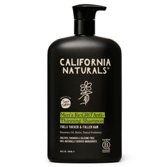 California Naturals Re:GRO champú, botella en primer plano para cuidado diario