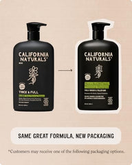 California Naturals Re:GRO conditioner bottle nourishes hair for smoother detangling
