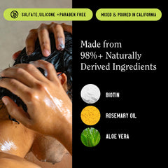 Re:GRO conditioner softens hair and improves manageability