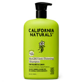 California Naturals Re:GRO Champú: botella visible para cabello más fuerte y saludable.