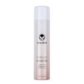 Calista Embellish Finishing Spray bottle front shows lasting volume and shine.