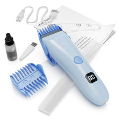 CALMING CLIPPER Step-Up quiet blade close-up for gentle trims