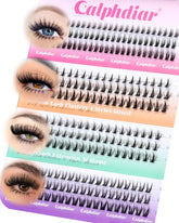Calphdiar bottom lash clusters natural 5-7mm for a seamless everyday look.