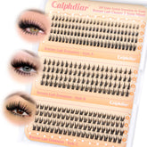 Calphdiar bottom lashes clusters natural 5-7mm for a balanced eye look.