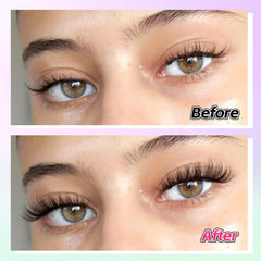 Calphdiar clear-band lashes deliver seamless lash line.