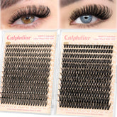 Calphdiar lash clusters 480pcs with 40D/50D, 8–18mm for versatile styling at home