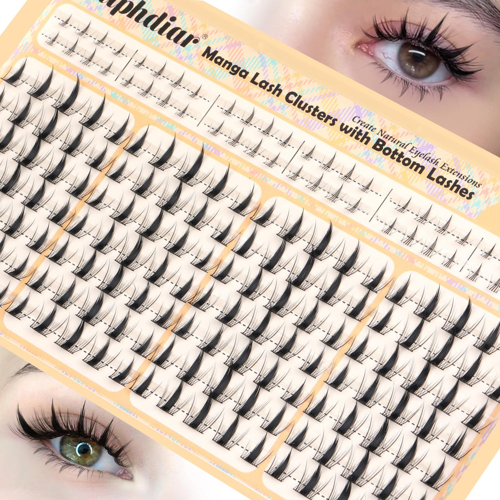 Calphdiar Manga Lash Clusters deliver a doll-eye look with 188pcs for dramatic daily wear