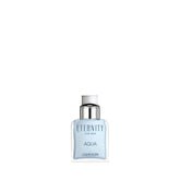 Calvin Klein Eternity Aqua for Him bottle closeup showing fresh aquatic vibe for everyday wear