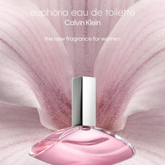 Calvin Klein Euphoria top notes mirabelle plum with pink pepper for a bright opening